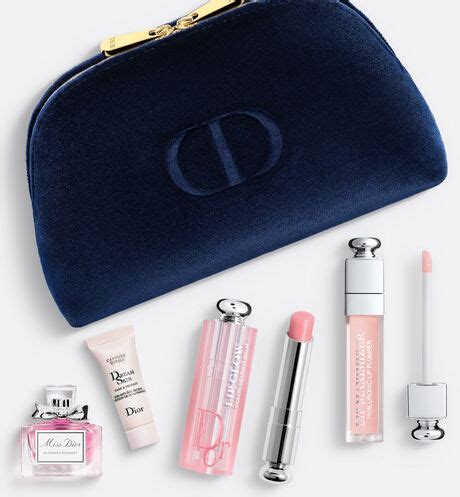 christian dior makeup bags|christian dior lipstick set bag.